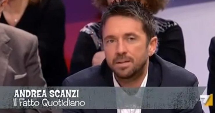Il giornalista Andrea Scanzi